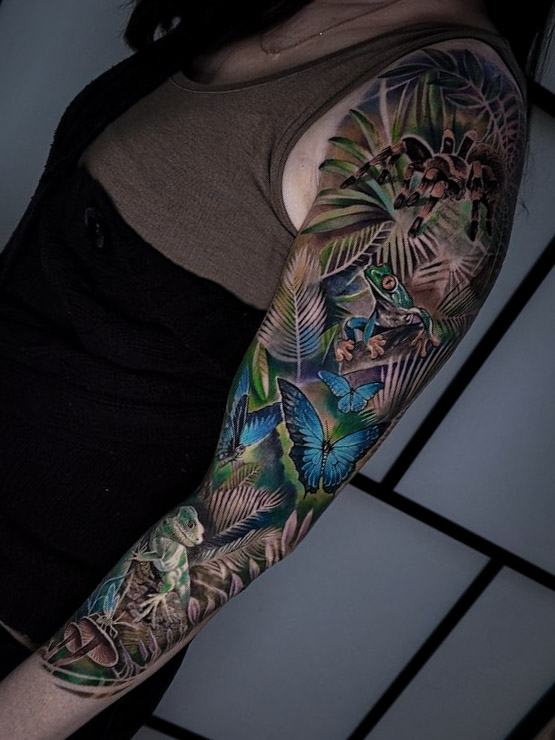 Color Tattoo von Oleksii Chykhman in Hamburg — Arbeit 5