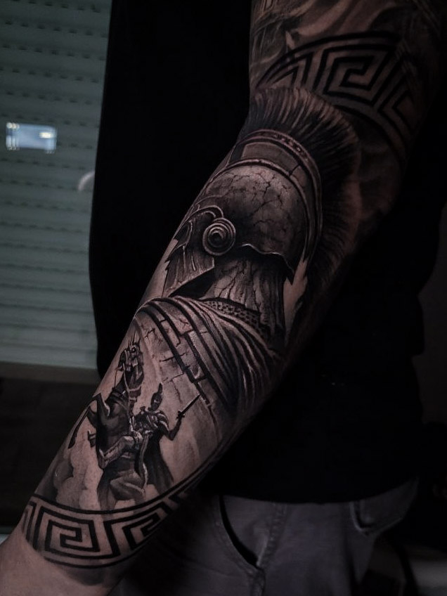 Realismus Tattoo von Oleksii Chykhman in Hamburg — Arbeit 12