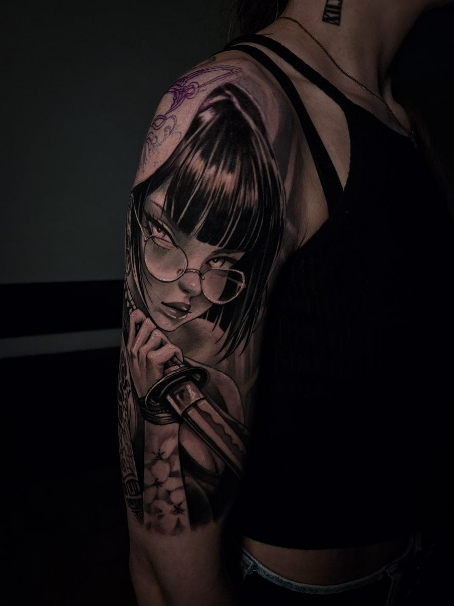 Realismus Tattoo von Oleksii Chykhman in Hamburg — Arbeit 4